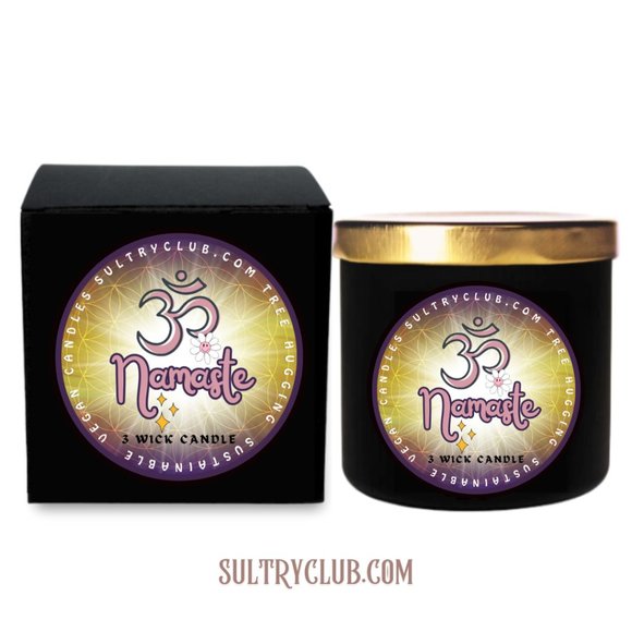 Nag Champa Fragrant 3 Wick Candle - Picture 1 of 2